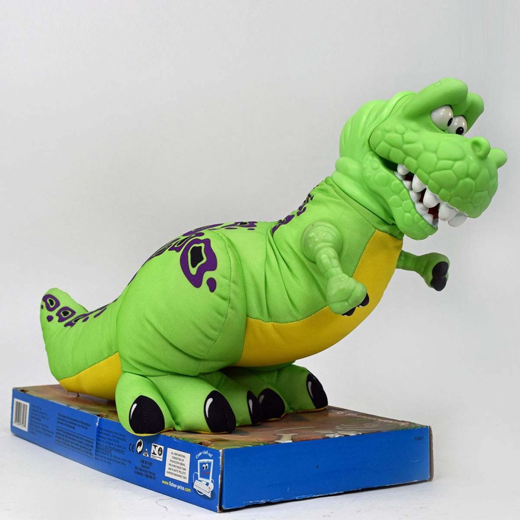 Fisher Price 'Dino-roarrrrr' Tyrannosaurus Rex Puffalump Plush Toy