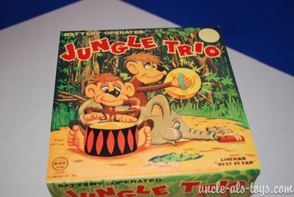 Marx Jungle Trio Battery Operated Toy In Box 1