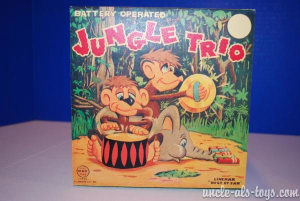 Marx Jungle Trio Battery Operated Toy In Box 2