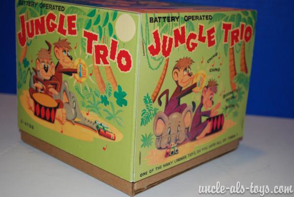 Marx Jungle Trio Battery Operated Toy In Box 3