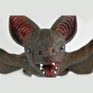 Pumpkin Hollow Rubber Bat with 30" Wingspan - Halloween Decoration - Uncle Al's Toys