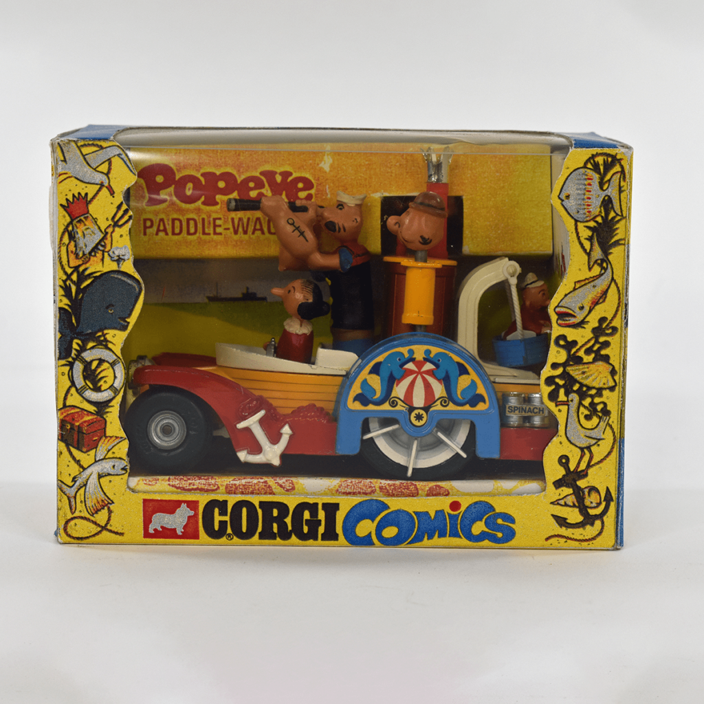 Corgi Comics Popeye Paddle Wagon with Box