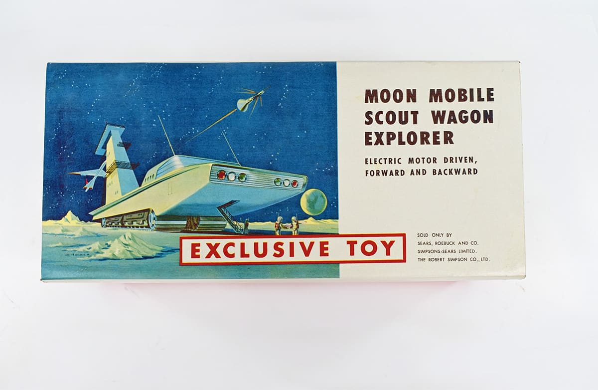 Moon Mobile Scout Wagon Explorer Reproduction Box