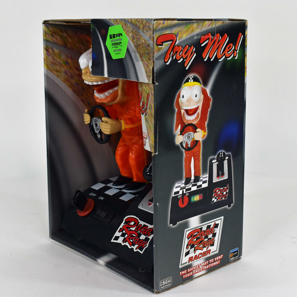 Gemmy Road Rage Racer Toy, Orange Hair NIB