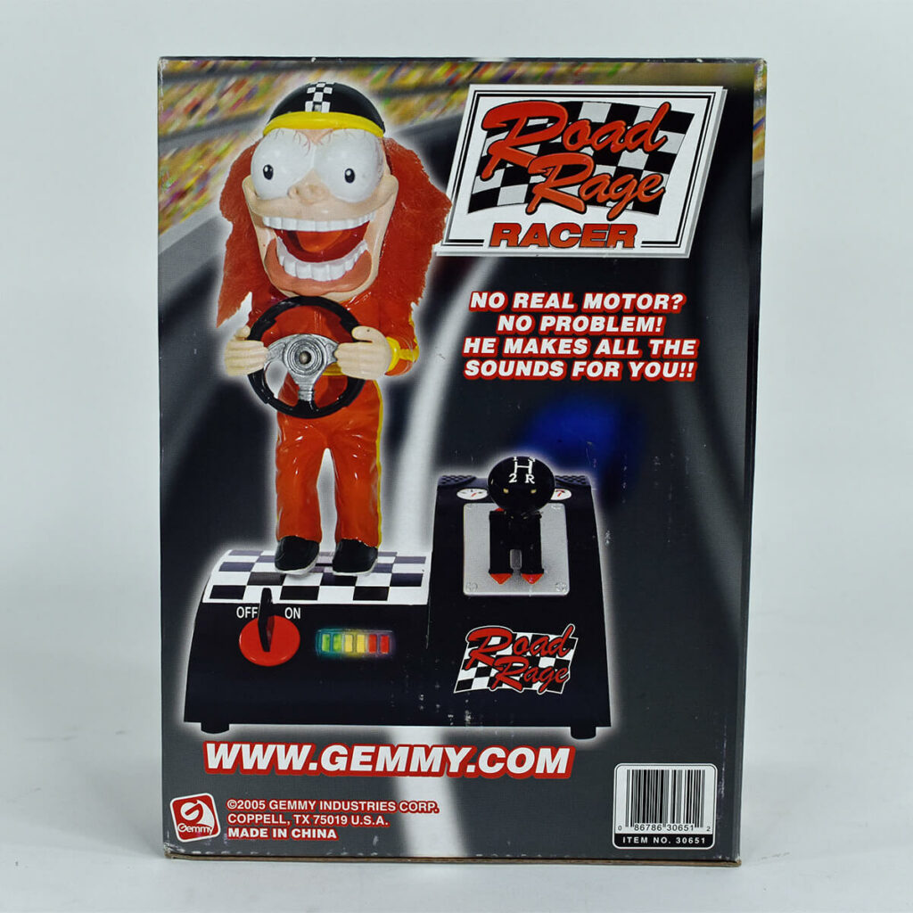 Gemmy Road Rage Racer Toy, Orange Hair NIB