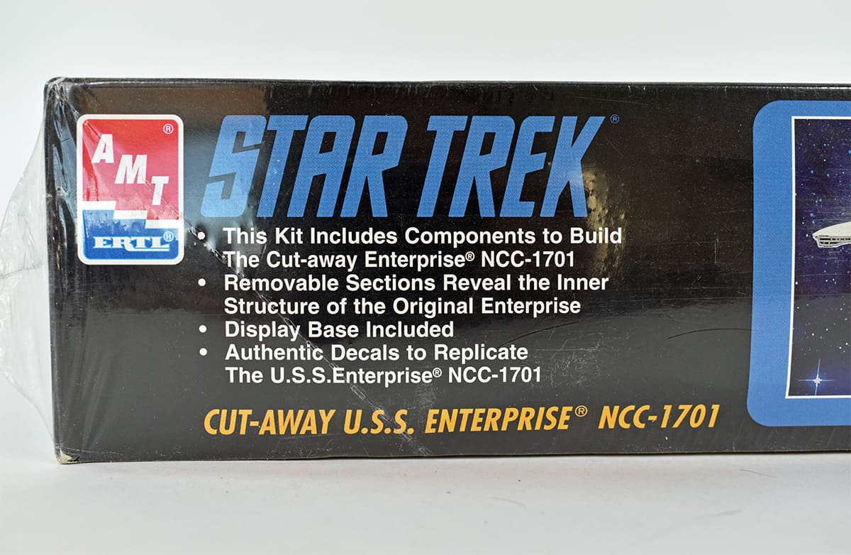 AMT 1/650 Scale Star Trek Cutaway USS Enterprise NCC-1701 Model Kit - Open  box