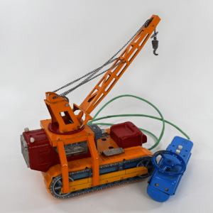 1950s Battery Operated Dozer Crane, SKK Japan - Uncle Al's Toys