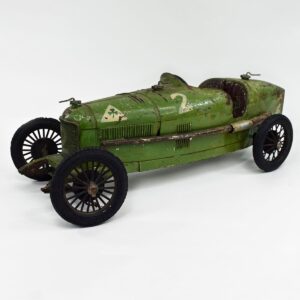 CIJ France Alfa Romeo P2 Wind Up Race Car DD GREEN - Uncle Al's Toys