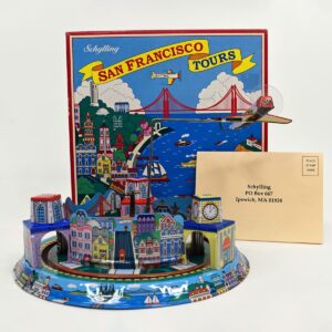 Schylling San Francisco Tours Train Wind Up Tin Toy Collector Series New in Box - Uncle Al's Toys