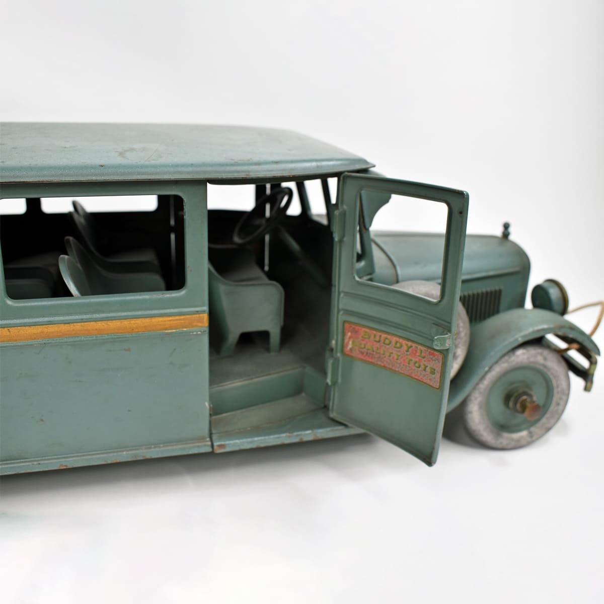 1929 Buddy L #208 Transportation Company Bus, 100% Original