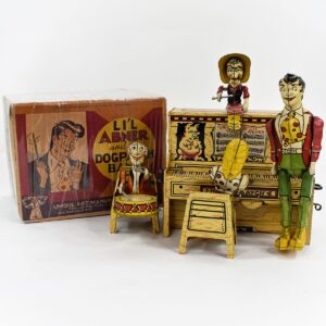 Vintage Unique Art Wind-up Lil Abner and his Dogpatch Band with Original Box - Uncle Al's Toys