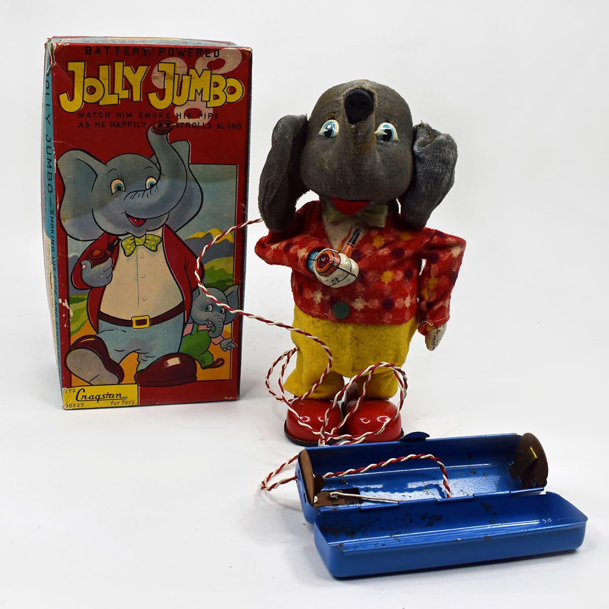 Smoking Jolly Jumbo Elephant 1960s – Vintage Toy Japan